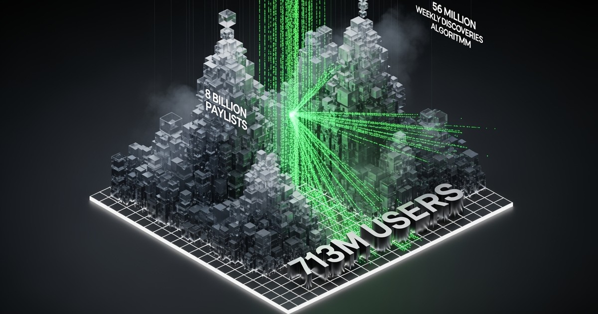 A hyper-realistic 3D isometric data sculpture featuring towering emerald crystal structures and glowing particle streams on a black
